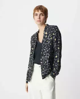 Женский блейзер с карманами IKKS, темно-синий