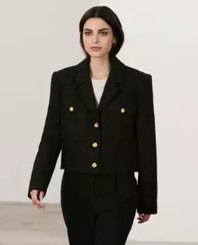 Женский блейзер структурного кроя Vero Moda, чёрный
