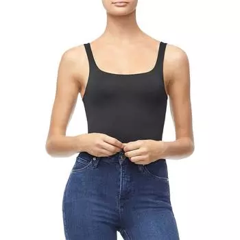 Женский боди-стринги с квадратным вырезом GOOD AMERICAN, черный