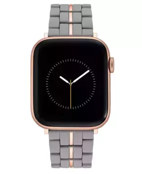 Женский браслет с резиновыми звеньями для Apple Watch 42 мм (Series 10) и 38/40/41 мм Nine West, серый
