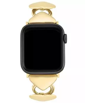 Женский браслет в форме сердца из сплава, совместимый с Apple Watch диаметром 38/40/41 мм Anne Klein, серый