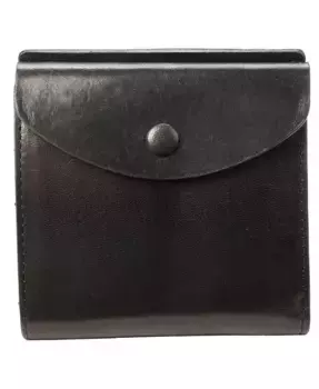 Женский бумажник Snapper из натуральной кожи OLD TREND, черный