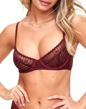 Женский бюстгальтер-балконет Naia Adaline без подкладки Adore Me, цвет chocolate truffle