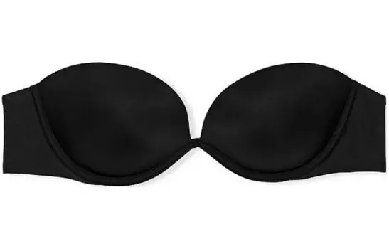 Женский бюстгальтер без бретелек Victoria's Secret, цвет Black