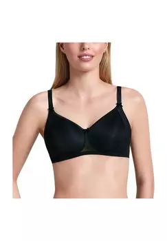 Женский бюстгальтер без косточек Lace Rose с декоративным бантом и мягкими чашками ROSA FAIA, черный