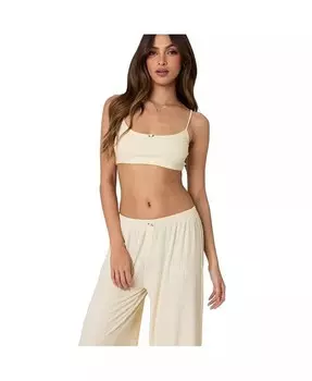 Женский бюстгальтер без косточек Lilou Pointelle Edikted, желтый