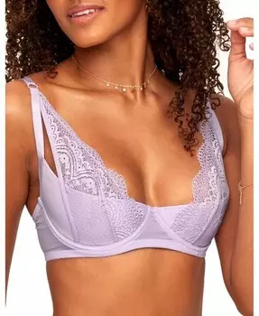 Женский бюстгальтер без подкладки Kaia длиной в четверть чашки Adore Me, фиолетовый