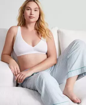 Женский бюстгальтер-бралетт из хлопковой смеси State of Day, белый