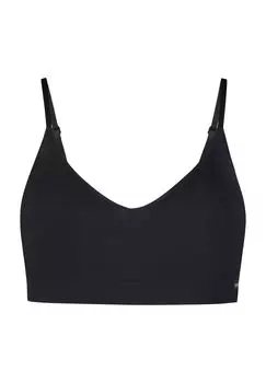 Женский бюстгальтер-бюстье Every Day In Cotton под грудью SKINY, черный