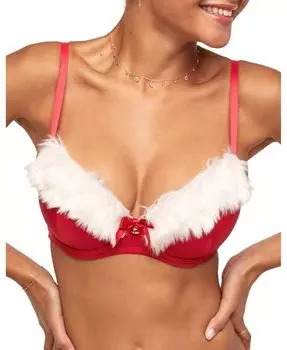 Женский бюстгальтер-деми с эффектом пуш-ап Claussa Adore Me, красный