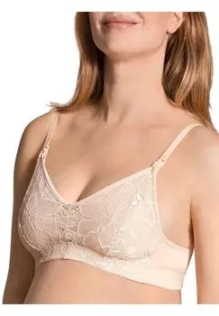 Женский бюстгальтер для кормления без косточек, Cradle to Cradle Certified Circular CALIDA, цвет Lace Parfait Pink