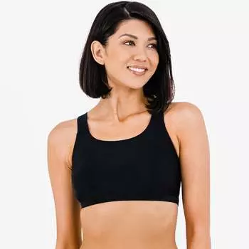 Женский бюстгальтер для плавания со спиной-борцовкой Calypsa, черный