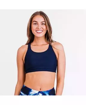Женский бюстгальтер для плавания со спиной-борцовкой Calypsa, синий