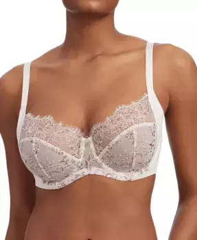 Женский бюстгальтер Entice Lace с полным покрытием чашек и косточками Skarlett Blue, белый