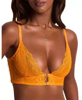 Женский бюстгальтер Kinley без косточек с глубоким вырезом Adore Me, оранжевый