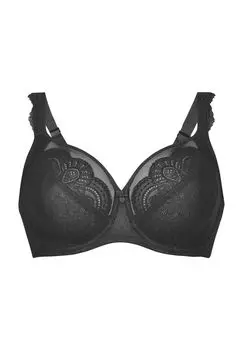 Женский бюстгальтер на косточках Big Cup Selma ROSA FAIA, черный