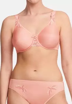 Женский бюстгальтер на косточках Hedona с формованным бантом и вышивкой CHANTELLE, цвет Candlelight