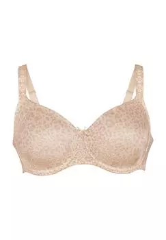 Женский бюстгальтер на косточках с бантом в анималистическом принте ROSA FAIA, цвет Smart Rose