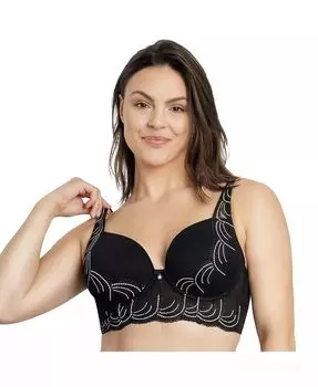 Женский бюстгальтер Pearl Longline Plunge PARFAIT, черный