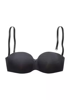 Женский бюстгальтер Perfect Basics с чашками и съемными бретелями LASCANA, черный