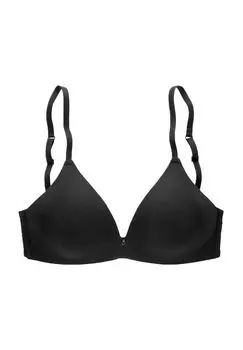 Женский бюстгальтер пуш-ап с тонкими бретелями Perfect Basics LASCANA, цвет 4215 Black