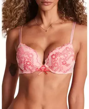 Женский бюстгальтер с эффектом пуш-ап и глубоким вырезом Sydnie Adore Me, розовый