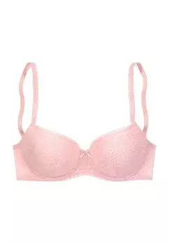 Женский бюстгальтер с чашечками Luciana и декоративным бантиком LASCANA, цвет Rose
