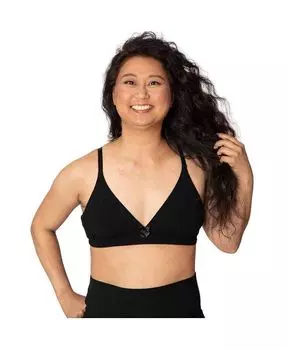 Женский бюстгальтер с глубоким вырезом и карманами Molly AnaOno, черный