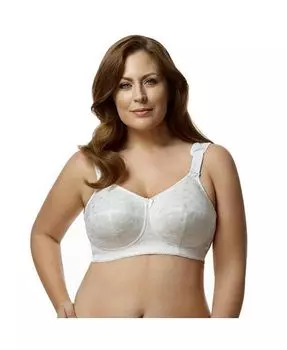Женский бюстгальтер с мягкими чашками Super Curves и полным покрытием Elila, белый