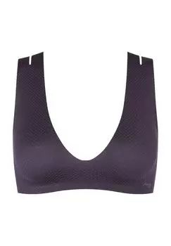 Женский бюстгальтер Sloggi Zero Feel Flow, двойные бретели sloggi, цвет Blueberry