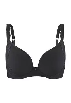 Женский бюстгальтер-спейсер с кружевом и бантом Sweetessence Aubade, цвет Noir