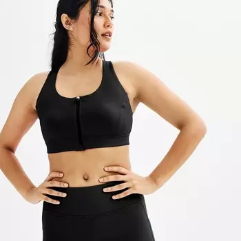 Женский бюстгальтер средней поддержки Tek Gear Ultrastretch, цвет Mineral Black