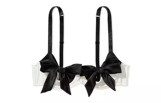 Женский бюстгальтер Victoria's Secret, цвет Black/White