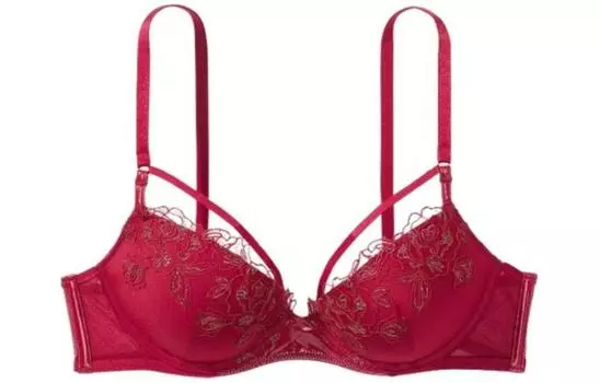 Женский бюстгальтер Victoria's Secret, цвет Berry red