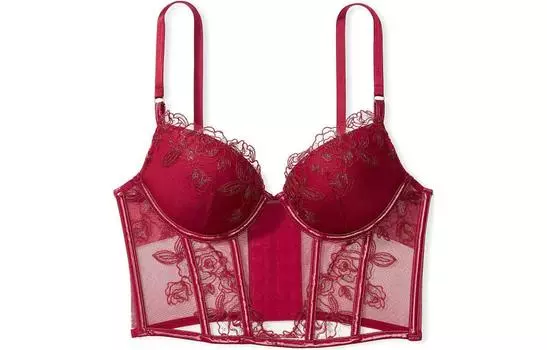 Женский бюстгальтер Victoria's Secret, цвет Berry red