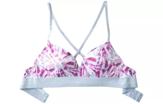 Женский бюстгальтер Victoria's Secret, цвет Blue-violet tie-dye