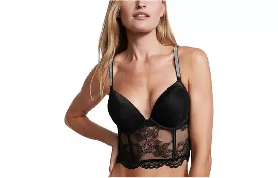 Женский бюстгальтер Victoria's Secret, цвет Black