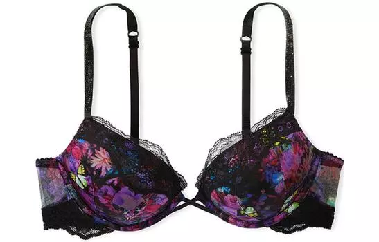 Женский бюстгальтер Victoria's Secret, цвет Butterfly floral print