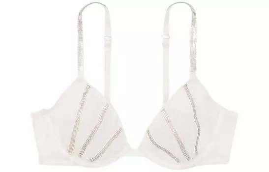 Женский бюстгальтер Victoria's Secret, цвет Coconut White/White