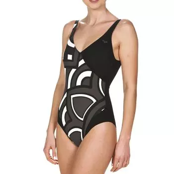 Женский цельный купальник Arena Jade Bodylift, моделирующий фигуру Arena, черный