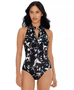 Женский цельный купальник Dream State Coco с принтом Magicsuit, черный