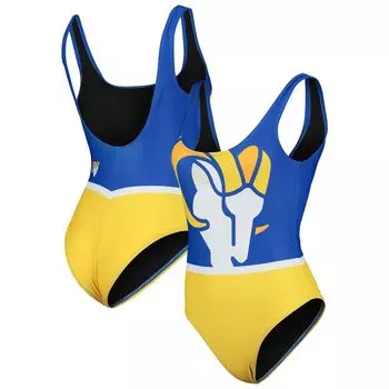 Женский цельный купальник FOCO Royal Los Angeles Rams Team