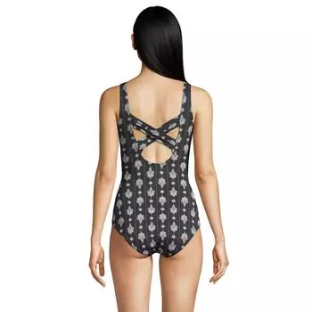 Женский цельный купальник Lands' End Carmela SlenderSuit с чашкой D Lands' End