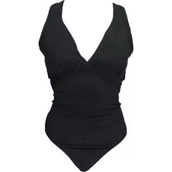 Женский цельный купальник с высокой талией Jantzen, черный