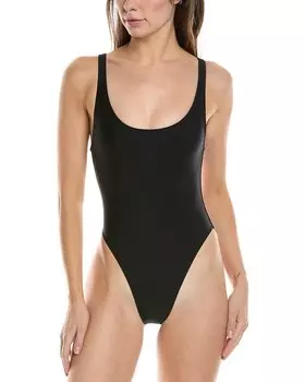 Женский цельный купальник Solid & Striped, черный