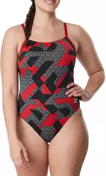 Женский цельный купальник Speedo Ruse Blocks Flyback