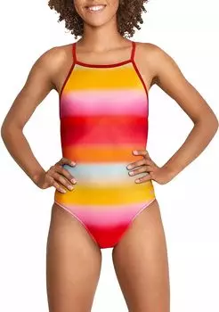 Женский цельный купальник Speedo с принтом