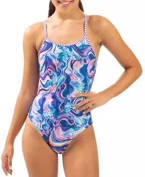 Женский цельный купальник Uglies Let It Go с принтом Dolfin, мультиколор