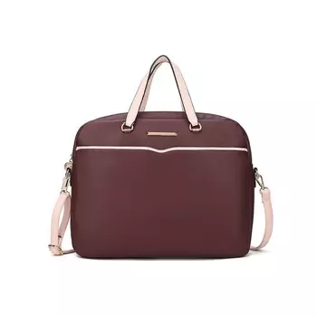 Женский чехол для ноутбука и портфель Mkf Collection Rose от Mia K MKF Collection, цвет Wine