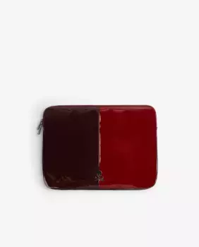 Женский чехол для ноутбука на молнии Scalpers, бордовый